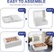 Cupcake Boxes 8" x 5.75" x 2.5" - Auto Pop-Up Bakery Boxes with Window (Pack of 25) - Made in the USA